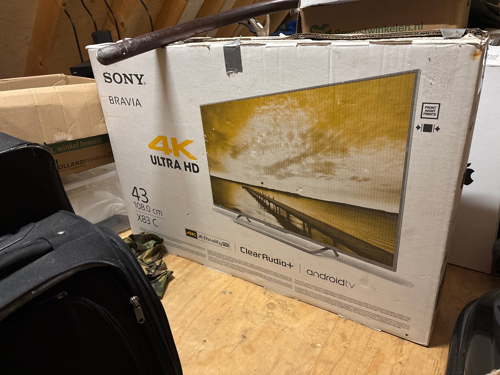 Sony Bravia 4K Ultra HD Smart TV 43 inch (108 cm), Ophalen, 50 Hz, 4k (UHD), Smart TV