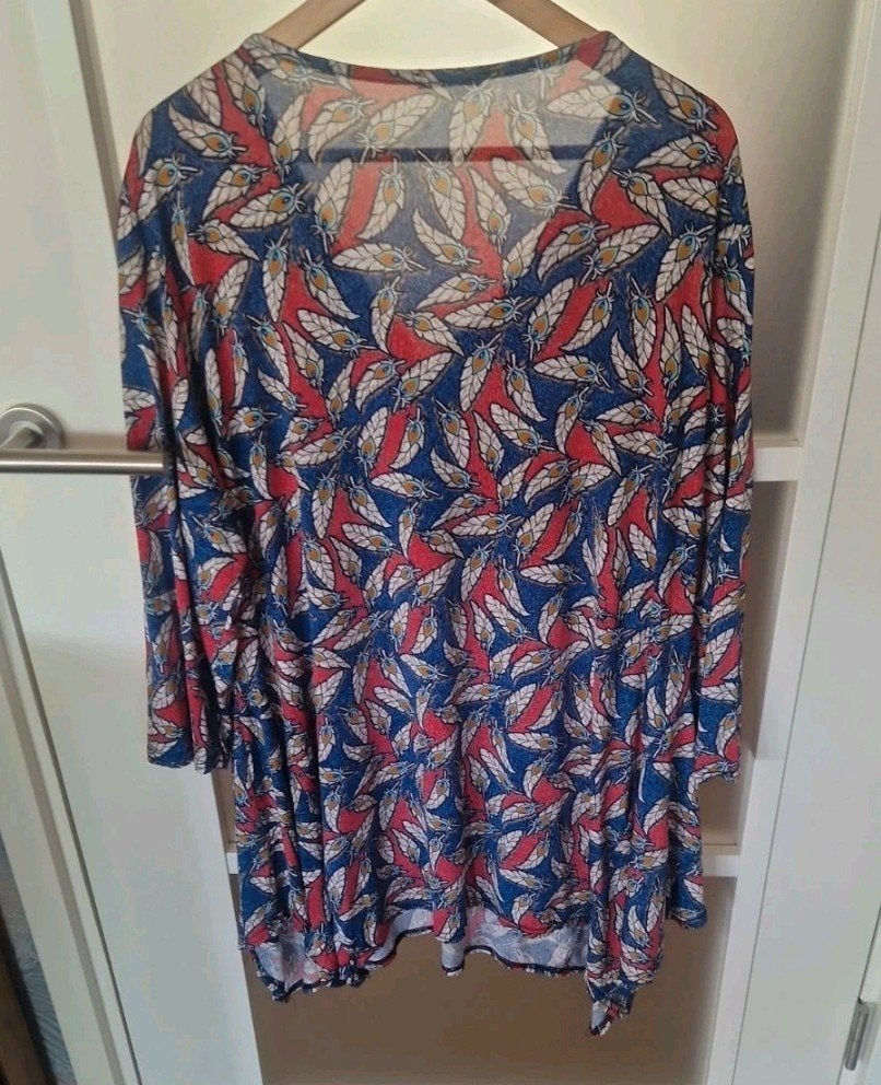 Paprika top met punten maat 52., Overige kleuren, Zo goed als nieuw, Paprika, Shirt of Top