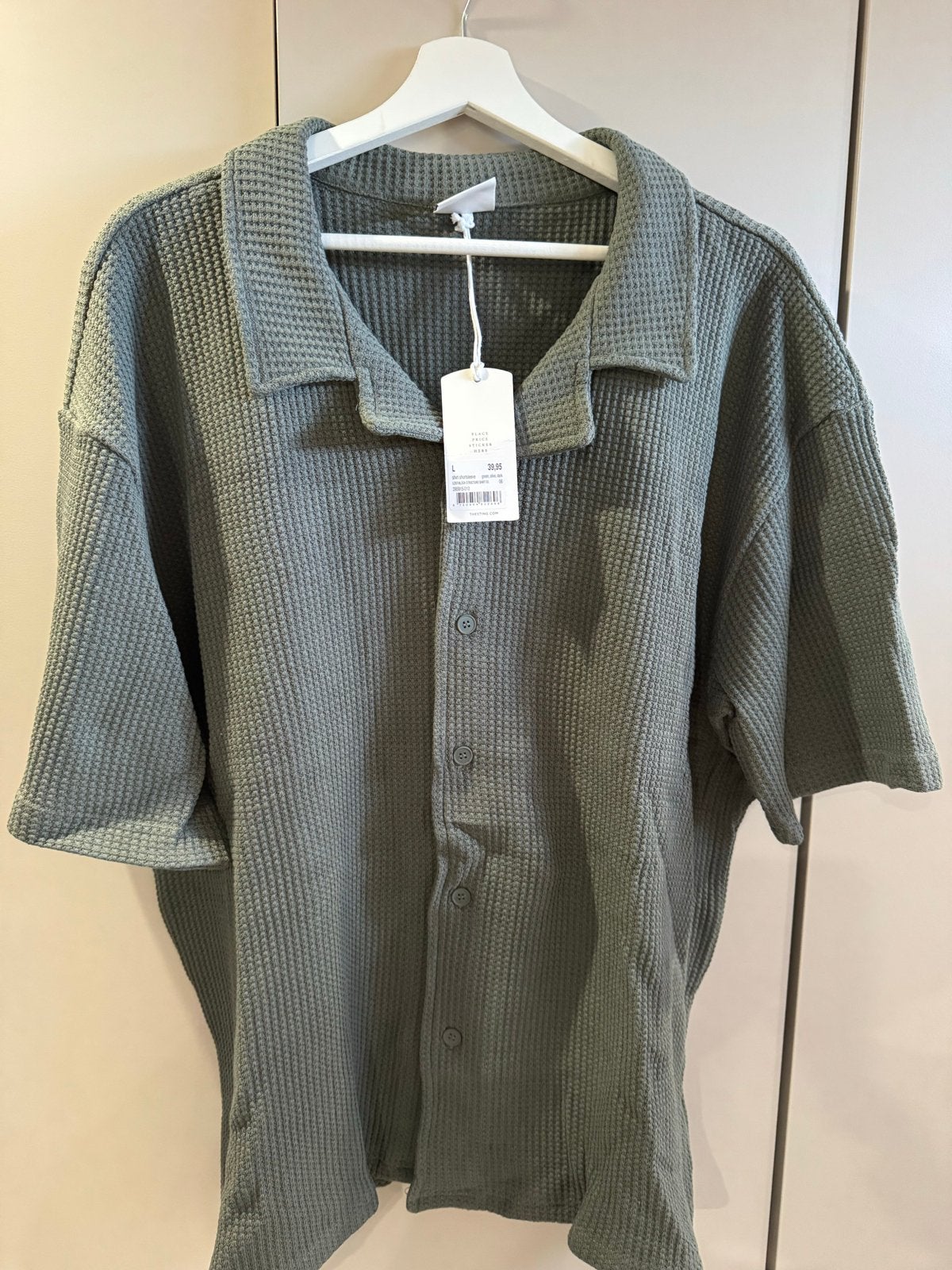 Nieuw The Sting Wafelstructuur Shirt L en XL, Kleding | Heren, Ophalen of Verzenden, Nieuw, Groen, Halswijdte 41/42 (L)