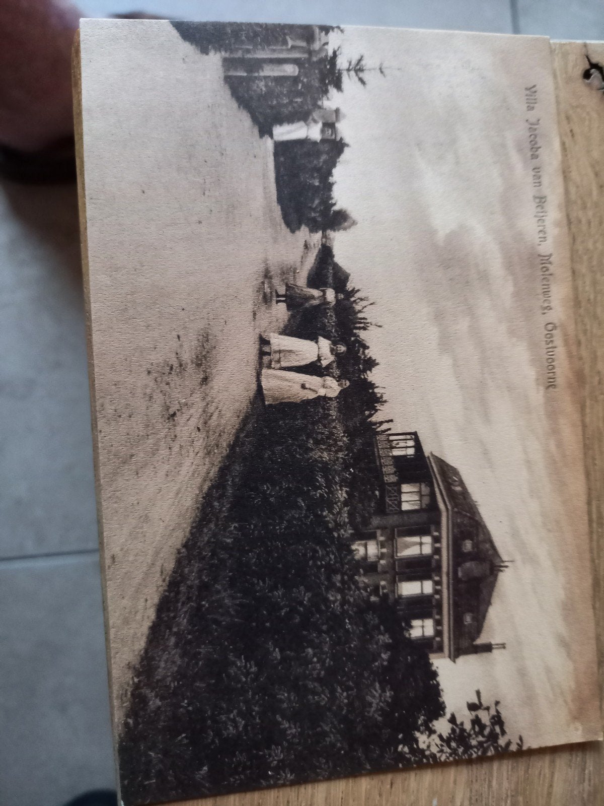 Molenweg Oostvoorne Vila Jacoba van Beieren, Ophalen of Verzenden, Minder dan 50 cm, Schilderij
