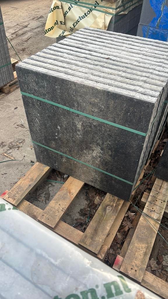 Sierbestrating betontegels 60x60x4 19,95 pm2 !!, Tuin en Terras, Tegels en Klinkers, Ophalen of Verzenden, Nieuw, Beton, Terrastegels