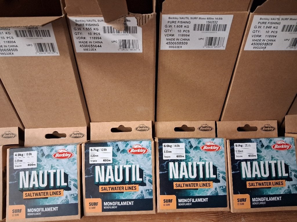 600m Spoelen Berkley Nautil Surf mono (8 diameters), Tinstraat, Overige typen, Nieuw, Bekley