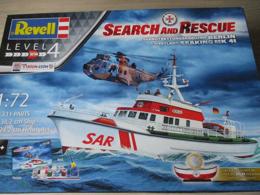 Revell Search and Rescue, Overige merken, 1:72 tot 1:144, Gebruikt, Ophalen of Verzenden
