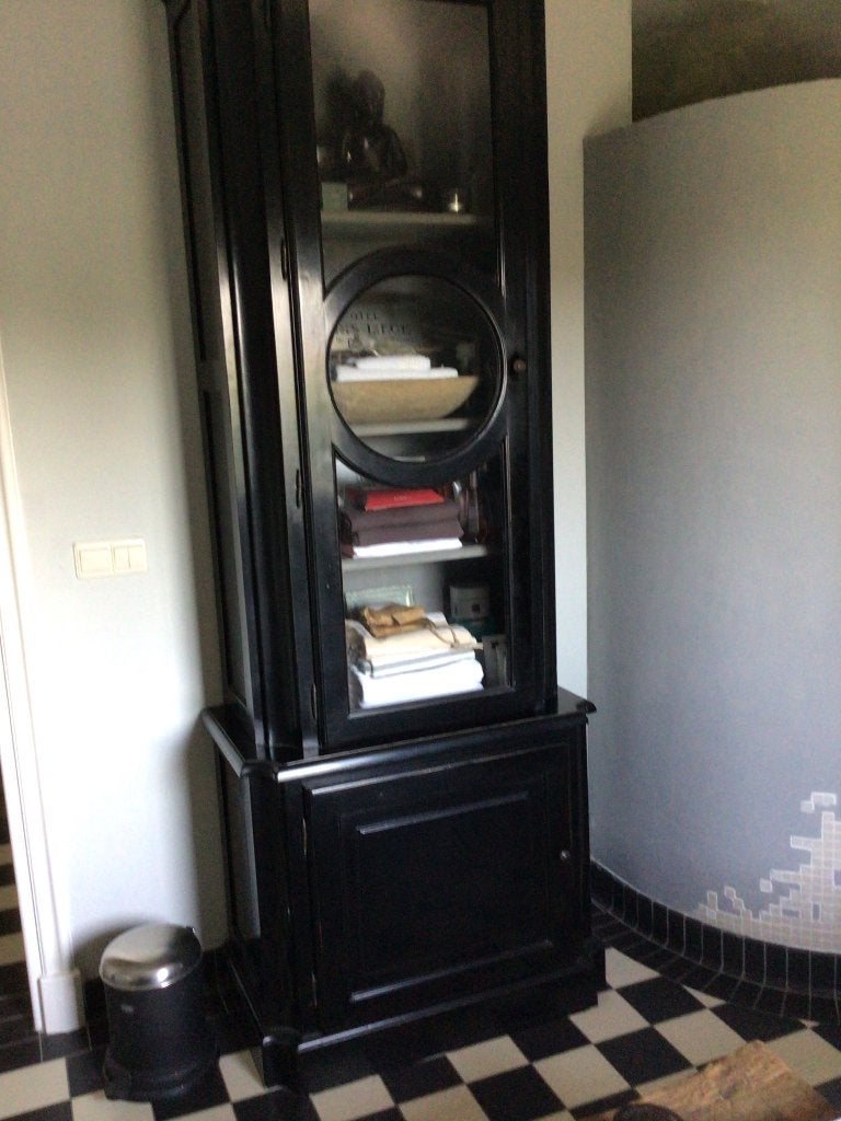 Buffetkast, Ophalen, 200 cm of meer, 50 tot 100 cm, Glas