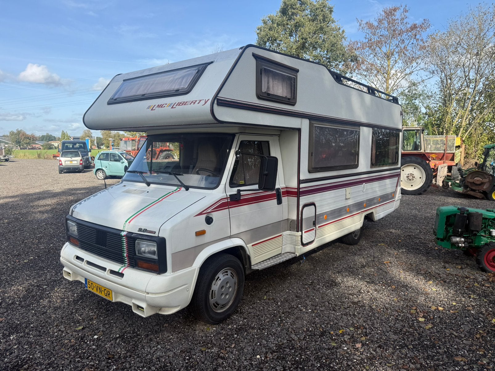 fiat camper / kamper, Chemisch toilet, Buscamper of Camperbus, Fiat, 6 tot 7 meter