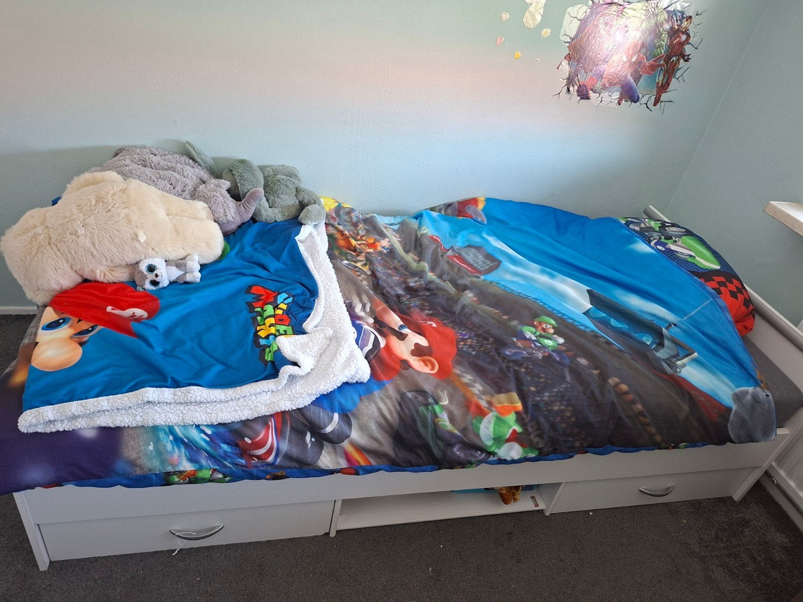 1persoonsbed, Ophalen, 180 cm of meer, 85 tot 100 cm