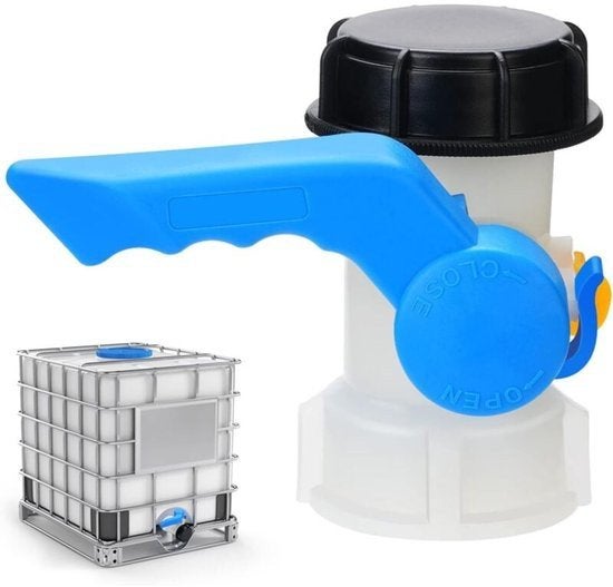 Kraan IBC vat / 1000L vat / IBC container, Tuin en Terras, Regentonnen, Ophalen of Verzenden