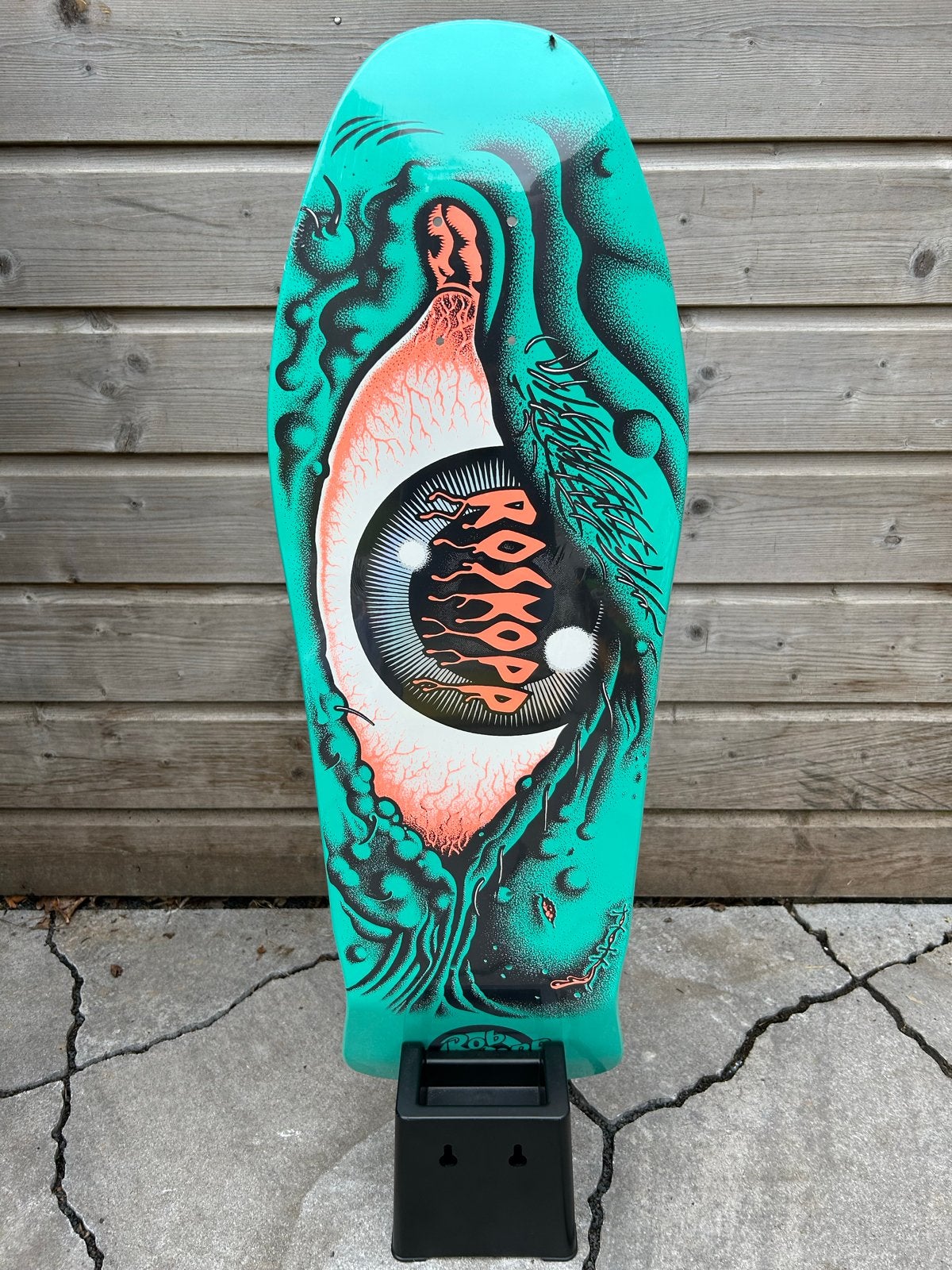 Santa Cruz Rob Roskopp Eye Skateboard Deck Nieuw Aqua, Sport en Fitness, Skateboarden, Verzenden, ., Nieuw, .