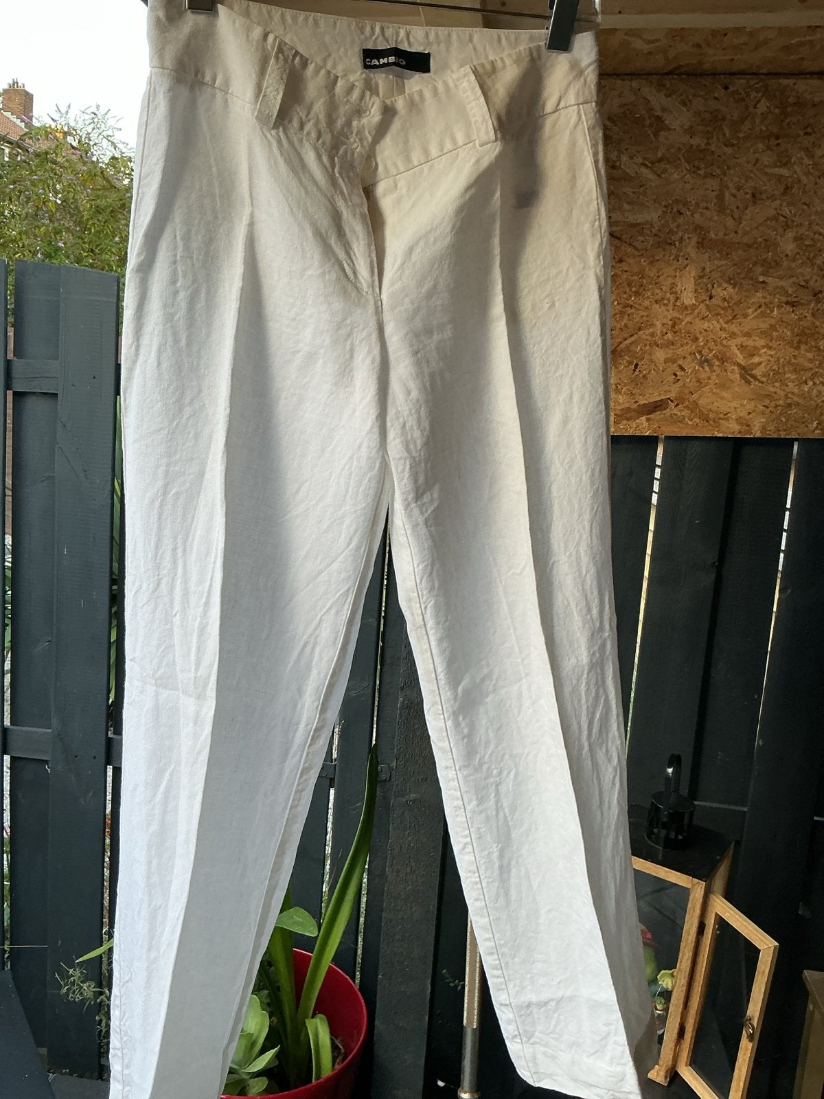 Witte Cambio broek, Maat 38/40 (M), Wit, Ophalen of Verzenden, Zo goed als nieuw