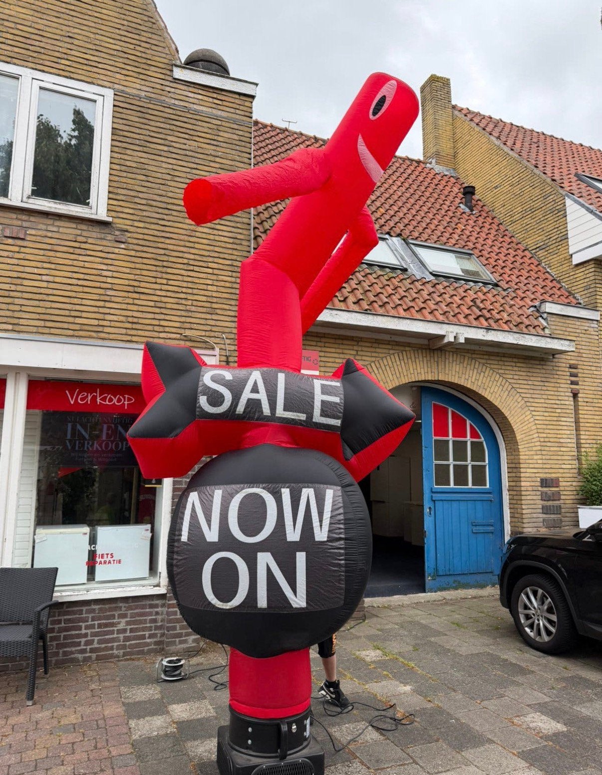 Skutube met de text sale now on incl blower Blower 3 standen, Ophalen of Verzenden, Zo goed als nieuw, Overige