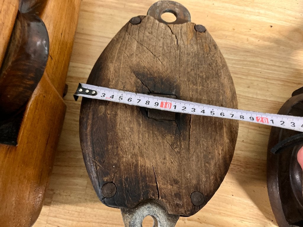 3 x Grote klassieke houten blokken, Ophalen of Verzenden, Gebruikt, Lijn of Blok
