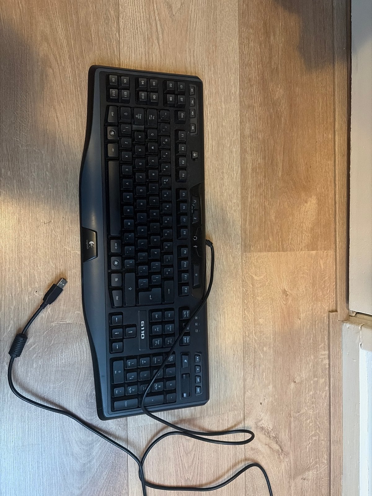 Logitech G110 Gaming Toetsenbord - Bedraad Qwerty, Ophalen, Gebruikt, Gaming toetsenbord, Qwerty
