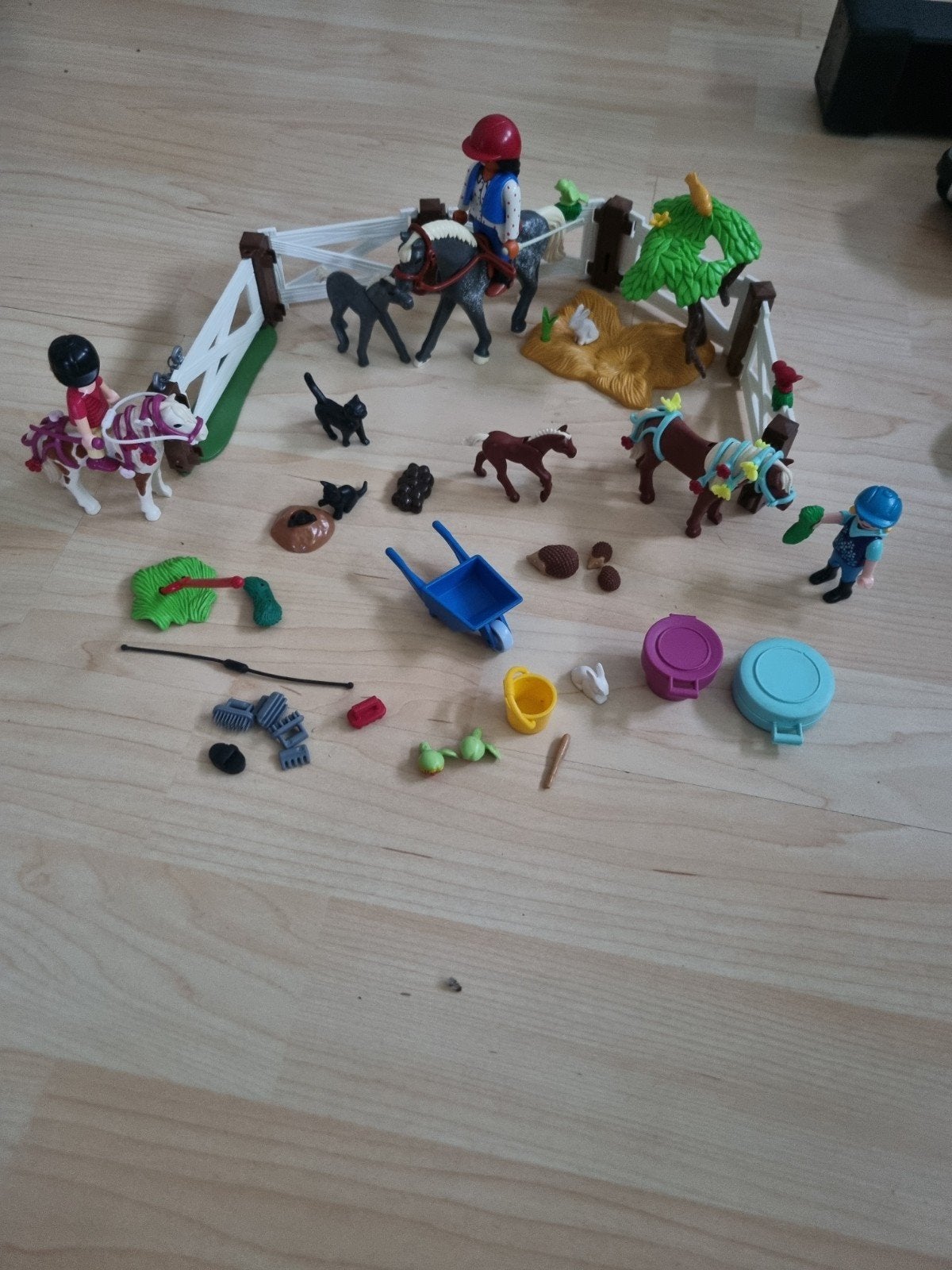 Playmobil adventkalender paardrijclub 9262, Complete set, Overige typen, Ophalen of Verzenden, Zo goed als nieuw