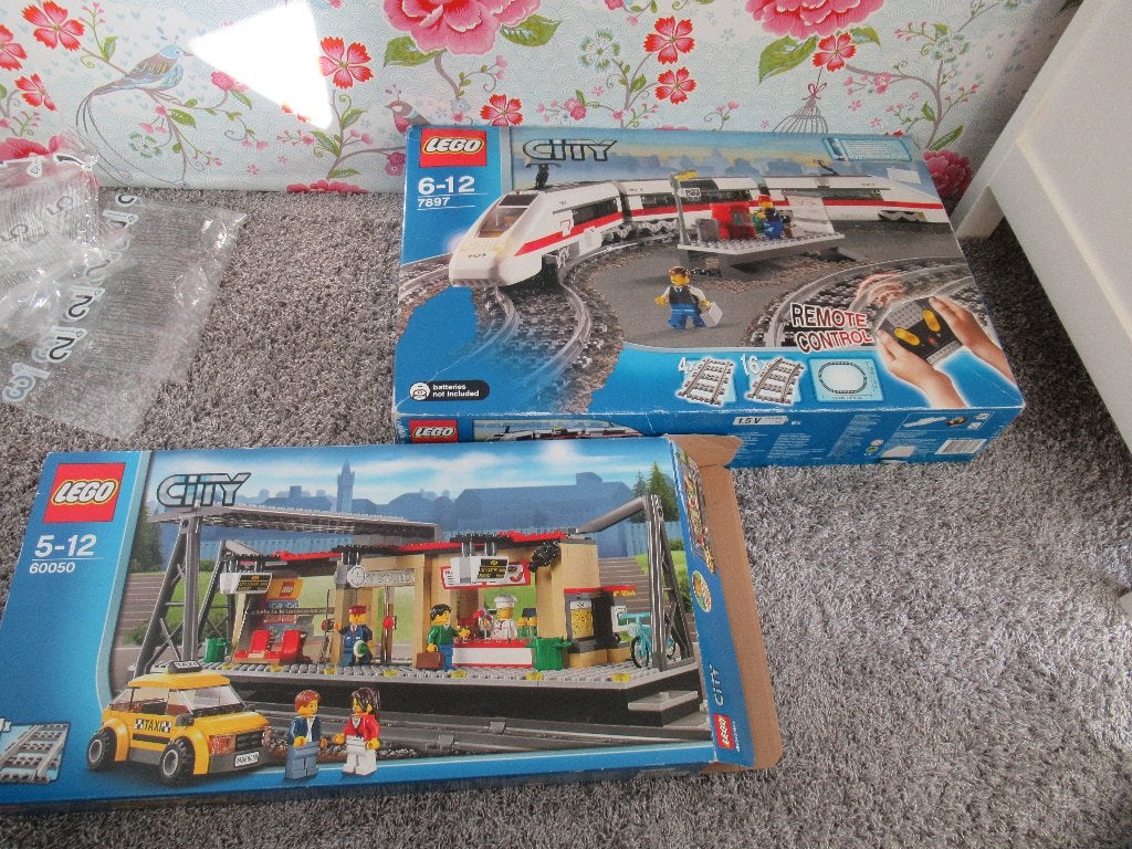 Lego set 7897, 60050, extra treinen en veel rails, Ophalen, Lego, Complete set, Compleet