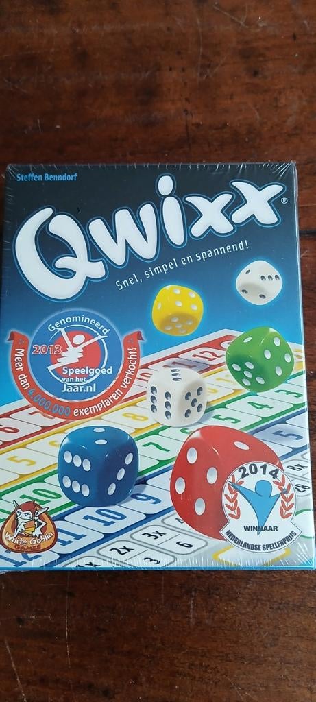 Qwixx dobbelspel - Snel, simpel en spannend!, Vijf spelers of meer, Ophalen of Verzenden, Nieuw, White Goblin Games