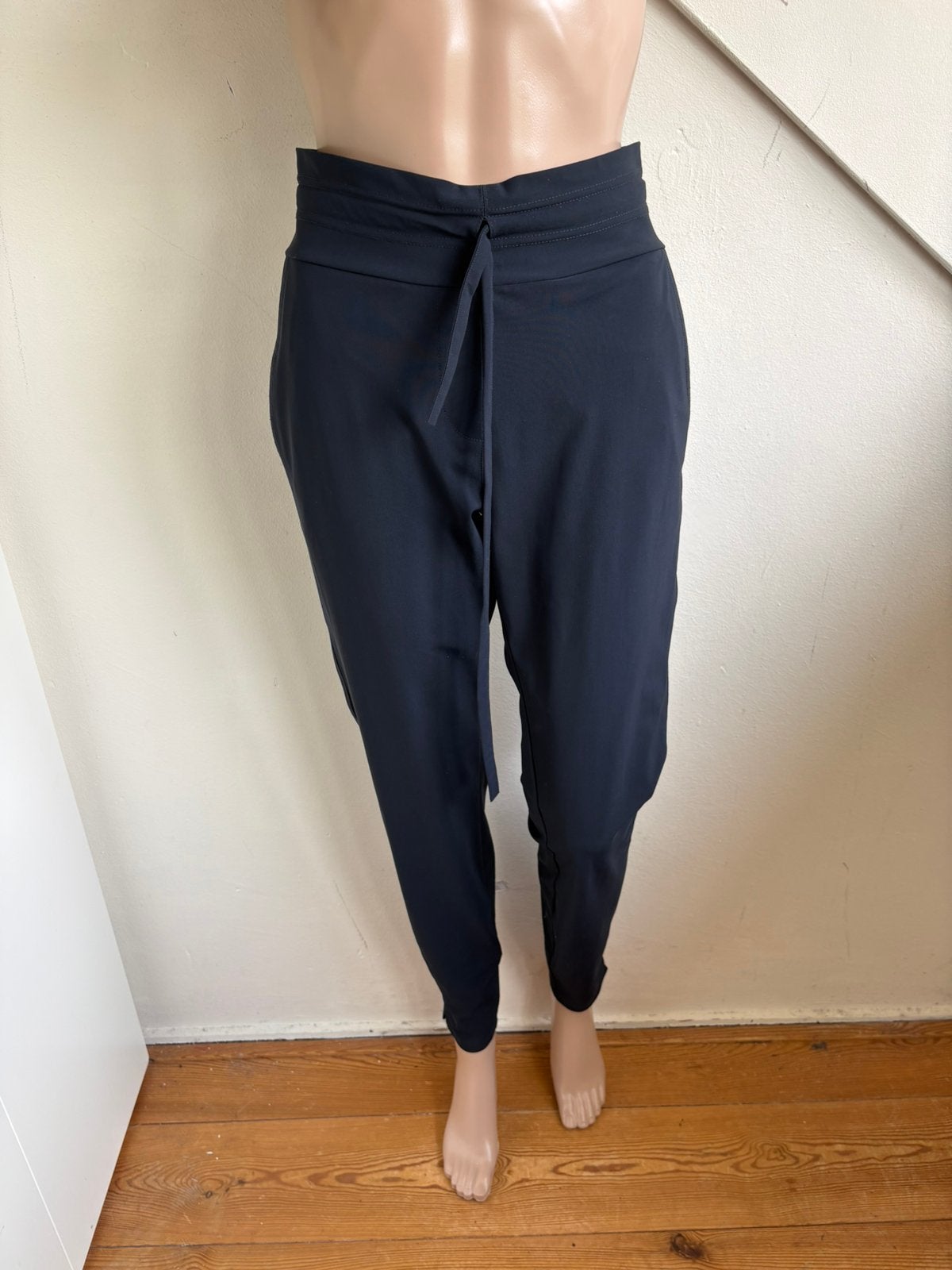 Studio Anneloes travelstof broek jogger maat S 91570 blauw, Blauw, Ophalen of Verzenden, Zo goed als nieuw, Maat 36 (S)