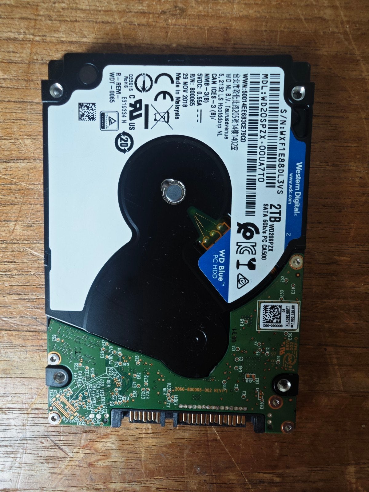 2TB 2.5 Inch Western Digital HDD - Meerdere beschikbaar, Intern, 2TB, Ophalen of Verzenden, Desktop