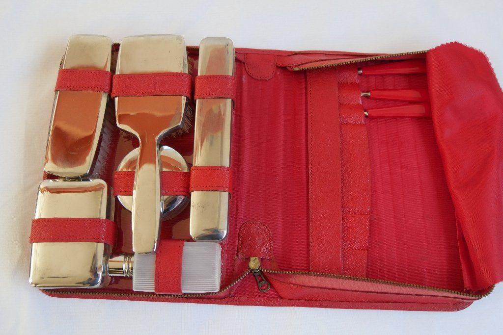 Klassieke reis set / reis etui, Ophalen of Verzenden