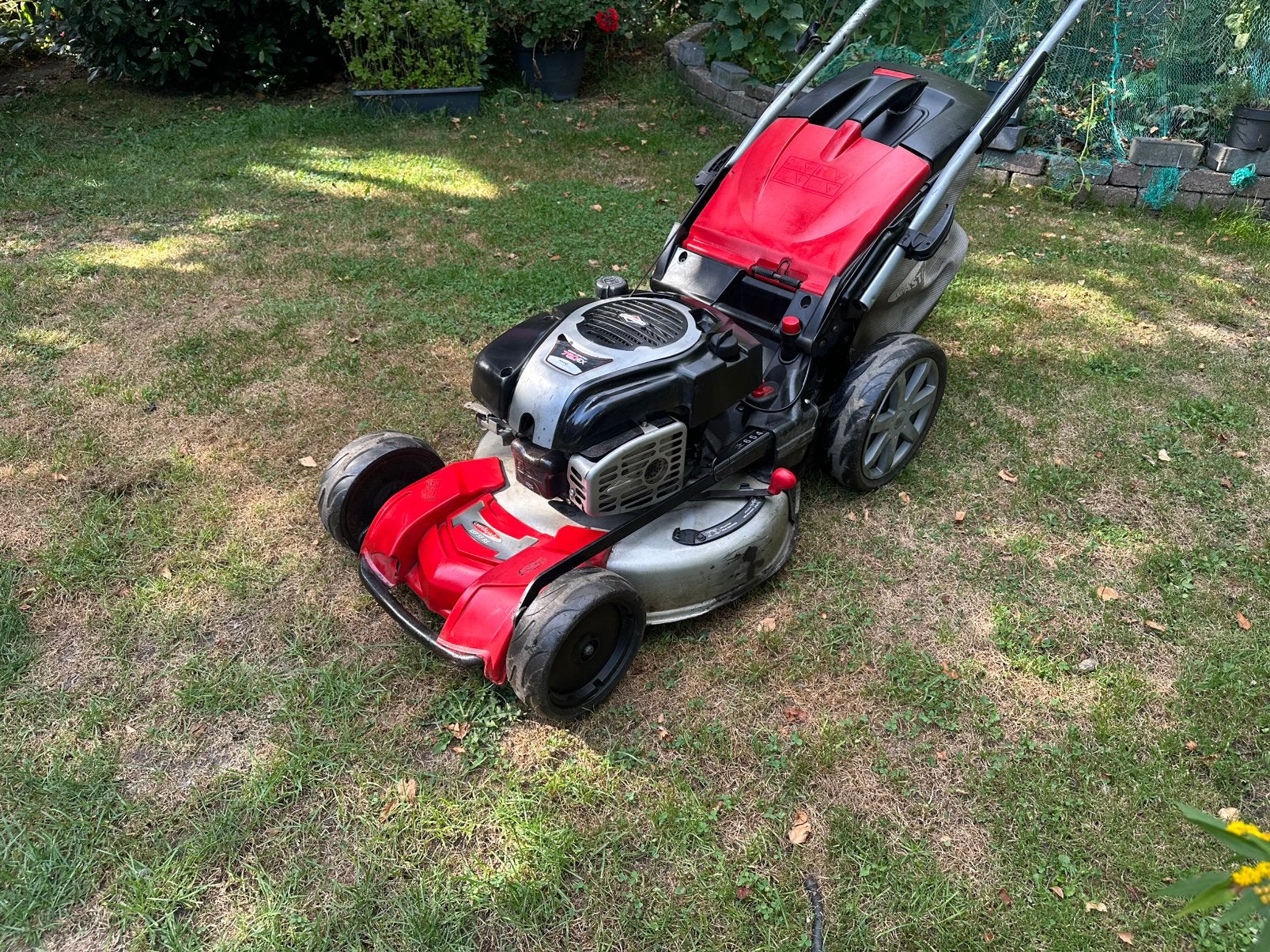 Castelgarden XSP 55 BZ – Krachtige zware benzine grasmaaier, Cirkelmaaier, Ophalen of Verzenden, Zo goed als nieuw, 50 cm of meer