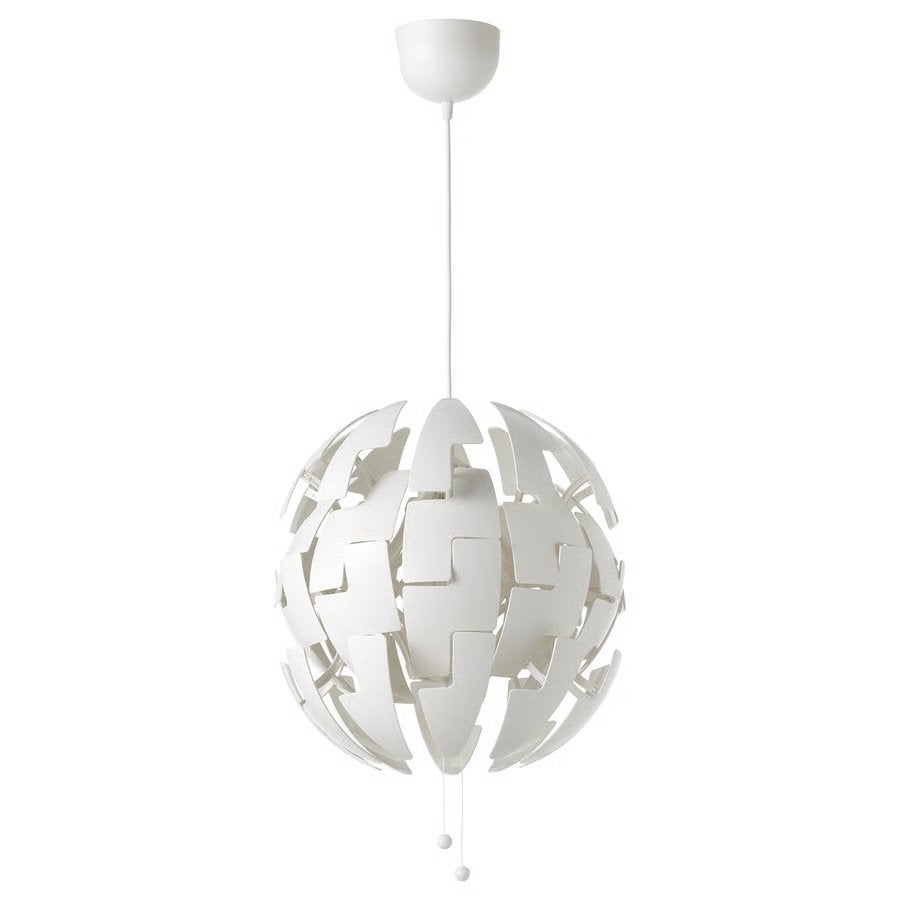 IKEA PS 2014 Hanglamp, wit / lichtgroen 35 cm, Ophalen, Zo goed als nieuw, Kunststof, Minder dan 50 cm