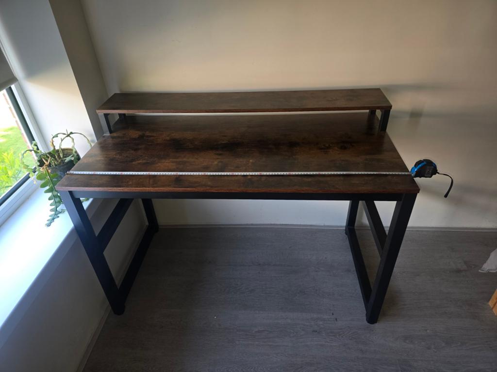 Vasagle Bureau - Nieuwstaat - 120x60x75 cm, Huis en Inrichting, Bureaus, Ophalen, Opbergruimte, Spaanplaat of MDF, Zo goed als nieuw