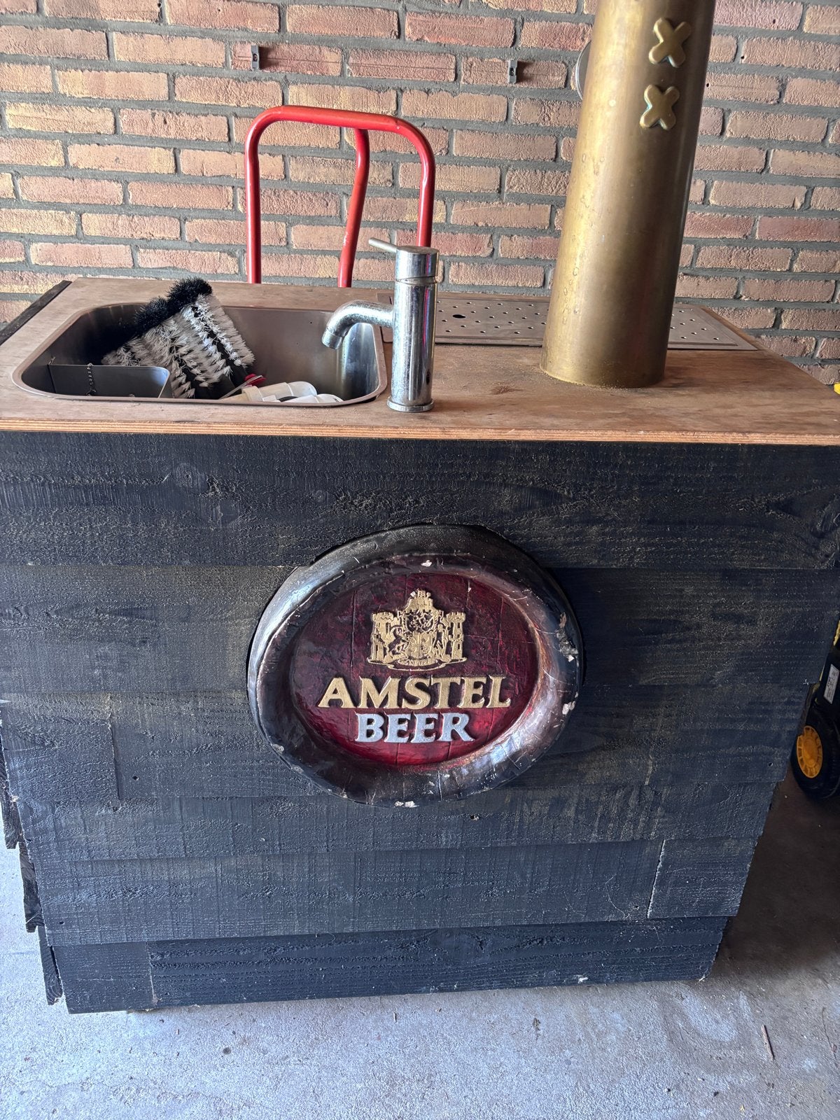 2 stuks Mobiele Bier Tapinstallatie met Spoelbak en Koeling, Ophalen, Gebruikt, Overige typen