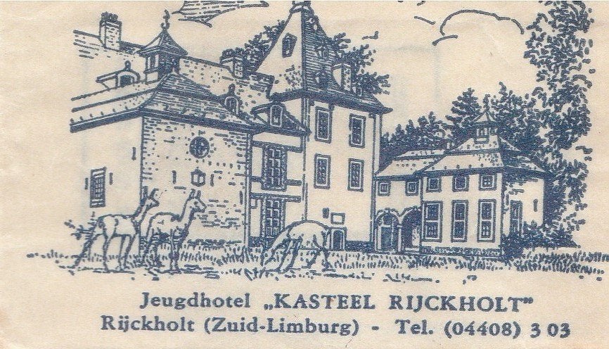 jeugdhotel kasteel Rijckholt - Zuid Limburg - lama alpaca, Ophalen of Verzenden