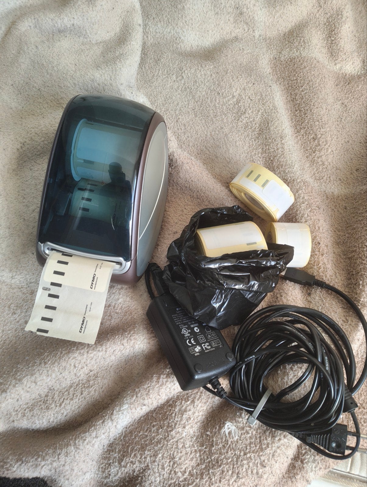 Dymo LabelWriter 93495 Labelprinter met extra rollen, Zwart-en-wit printen, Gebruikt, Dymo, Printer