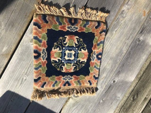 vintage kleedje tapijt tapijtje kleed persje pers, Gebruikt, Minder dan 50 cm, Rechthoekig, 50 tot 100 cm