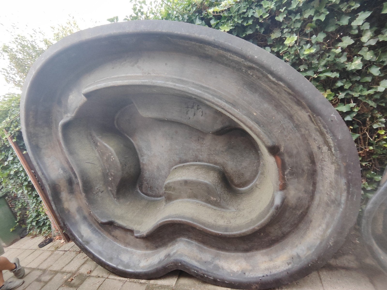 Voorgevormde polyester vijver vijverbak, Ophalen, Gebruikt