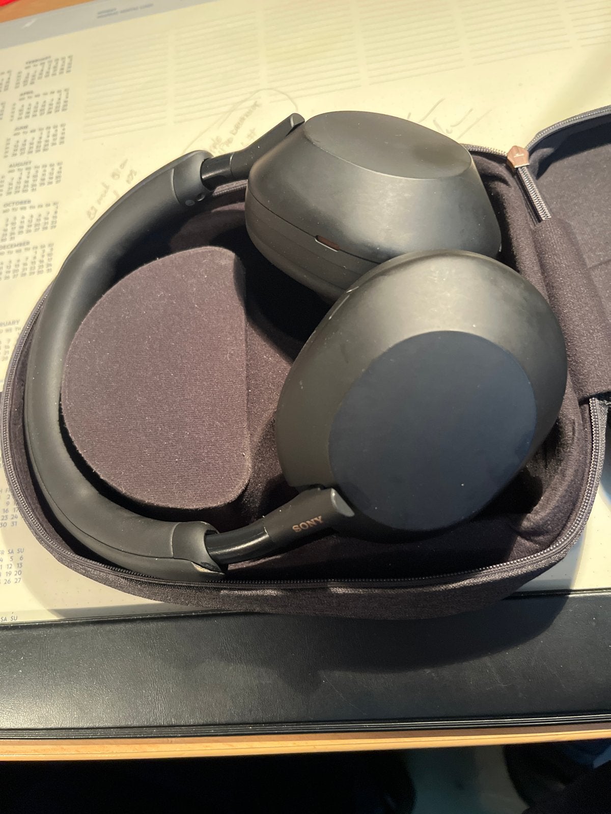 Zwarte Sony WH-1000XM5 Koptelefoon - Als Nieuw