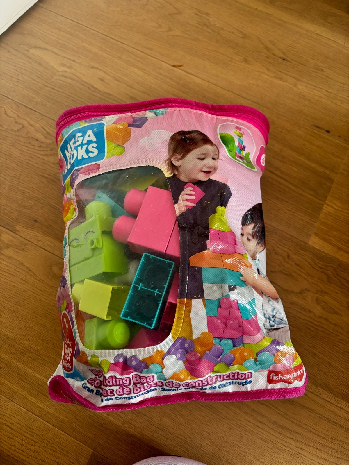 Mega Bloks roze set en dino set, Ophalen of Verzenden, Gebruikt, Megabloks