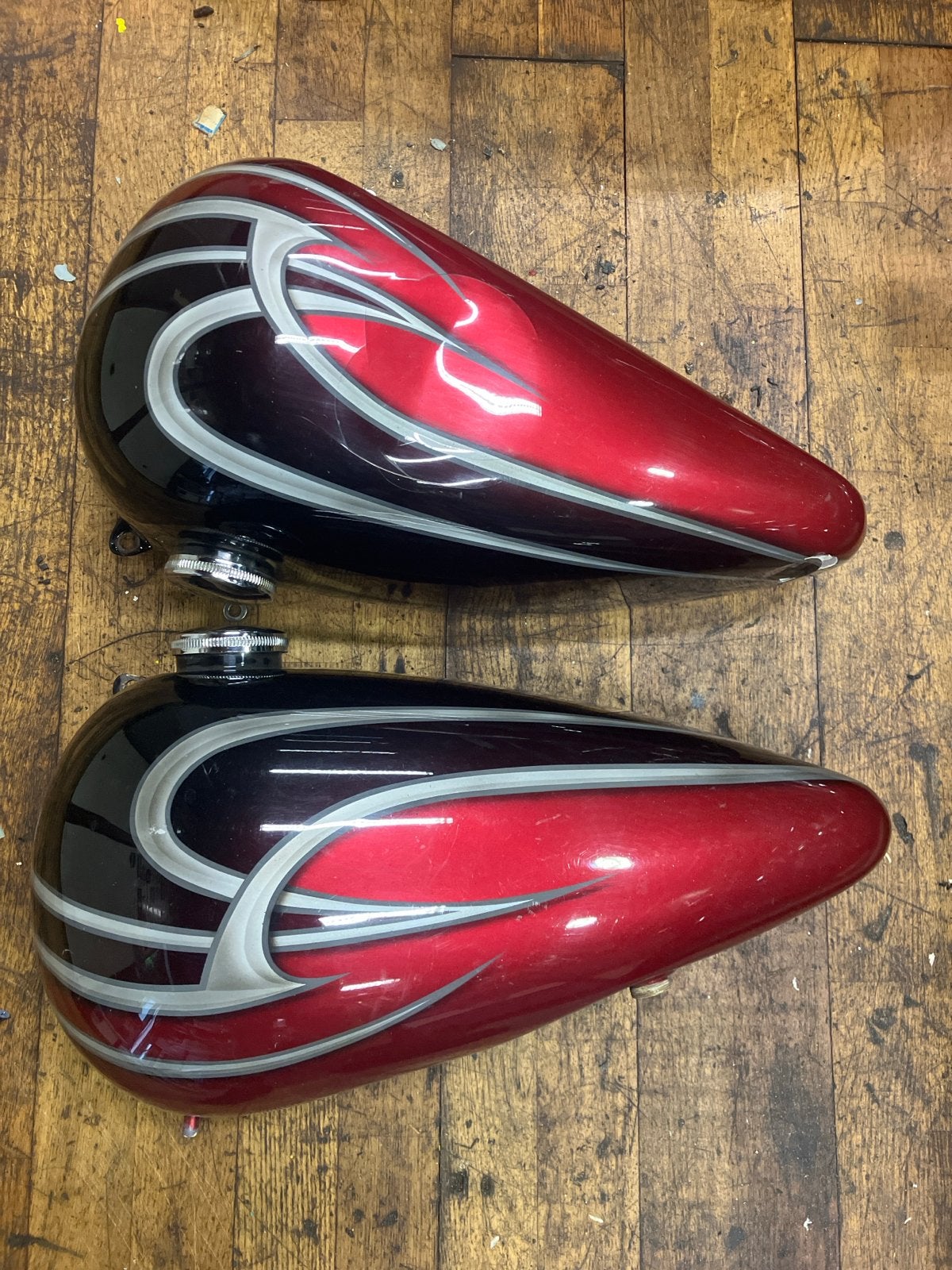 Harley-Davidson FLH 1200 tank en spatborden set, Ophalen, Gebruikt