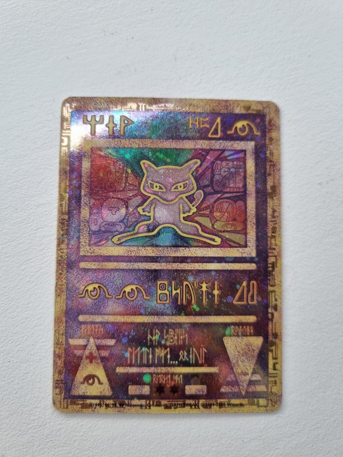 Ancient Mew Pokémon kaart - Goede staat, Ophalen of Verzenden, Zo goed als nieuw, Losse kaart, Foil