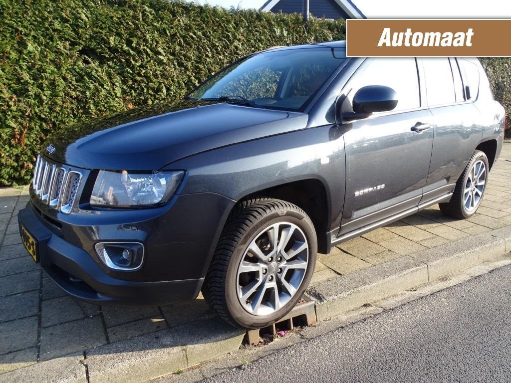 Jeep COMPASS 2.0 LIMITED-Came-Navi-Trkh-Blth-Cruise-Leer, Auto's, Jeep, Automaat, 1998 cc, 450 kg, Gebruikt