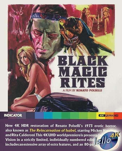 Blu-ray 4K: Black Magic Rites LE (1973 Mickey Hargitay) UKNN, Ophalen of Verzenden, Nieuw in verpakking, 4K Ultra HD Blu-ray, Horror