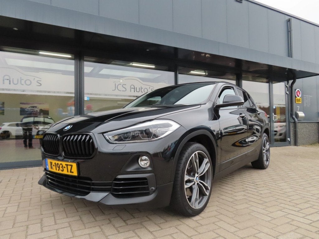 Bmw X2 SDRIVE20i High Exe Ecc Navi Led Trekhaak 2019, Auto's, 1998 cc, X2, Euro 6, Zwart