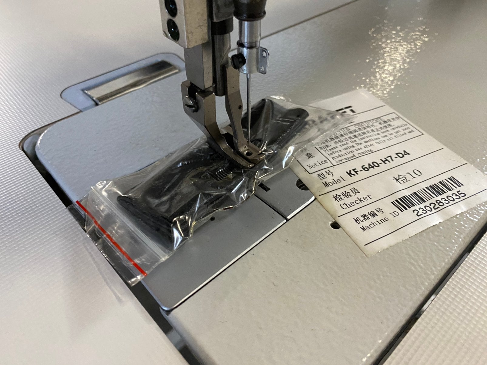 Industriele naaimachine kraft dubbel transport 37cm arm aut, Overige merken, Kraft, Kraft, Nieuw
