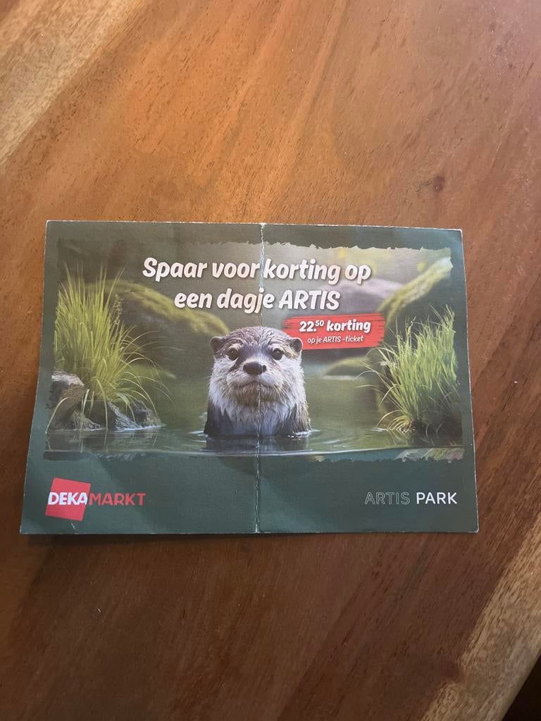 1 Deka markt kortingskaart, Eén persoon, Kortingsbon