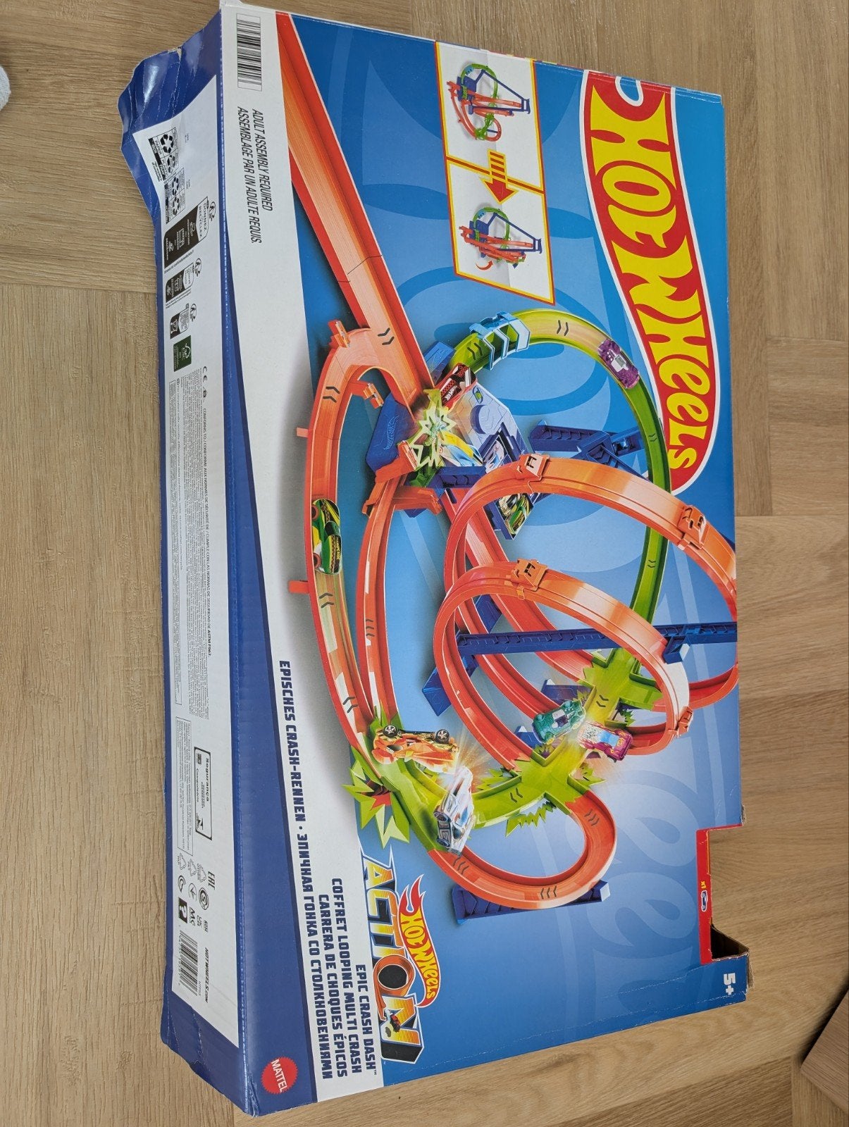 Hot Wheels Epic Crash Racebaan met Looping, Kinderen en Baby's, Speelgoed | Racebanen, Ophalen, Zo goed als nieuw, Hot Wheels