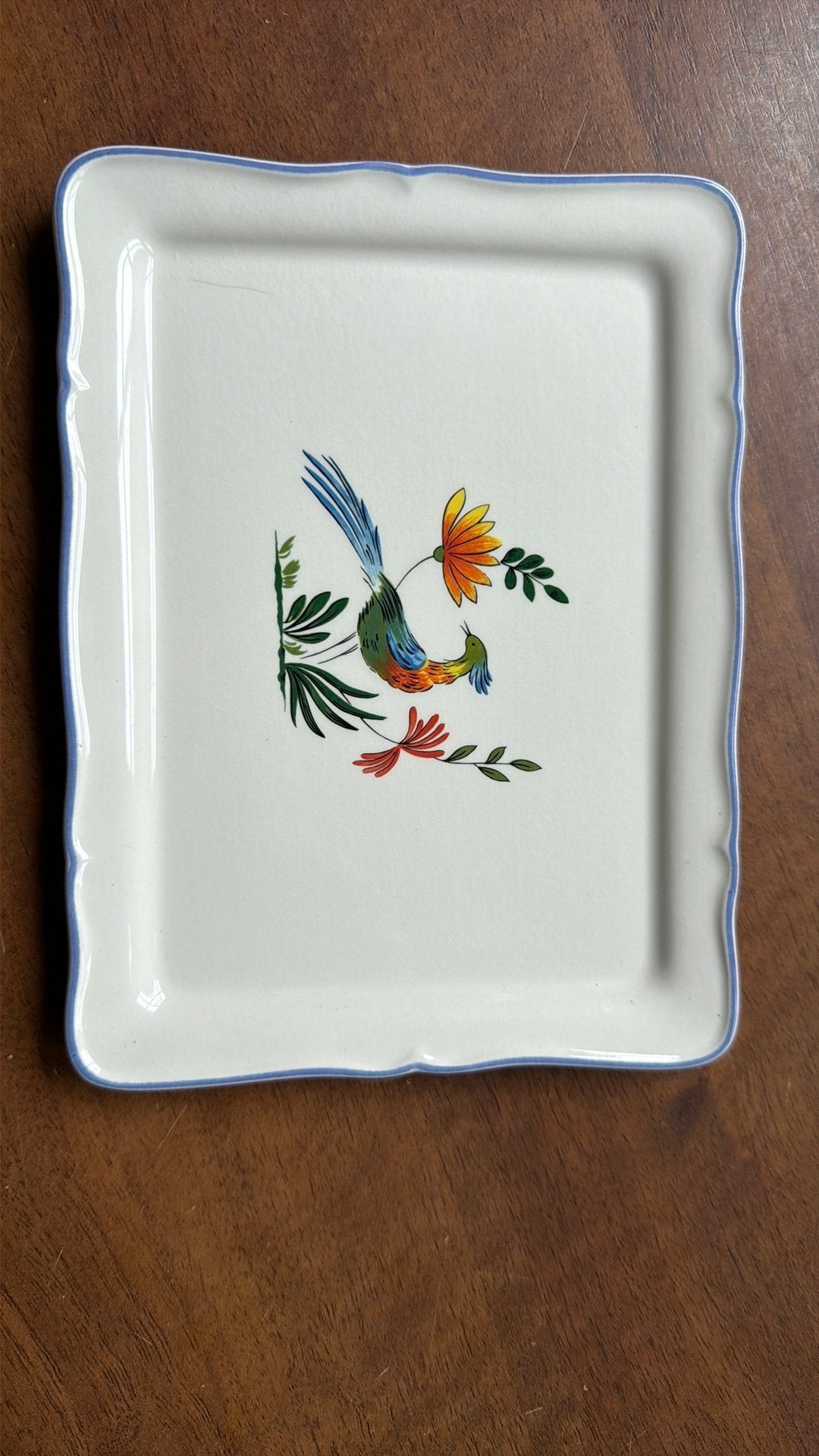 Gien OISEAUX DE PARADIS botervloot, Huis en Inrichting, Keuken | Servies, Overige typen, Ophalen of Verzenden, Zo goed als nieuw