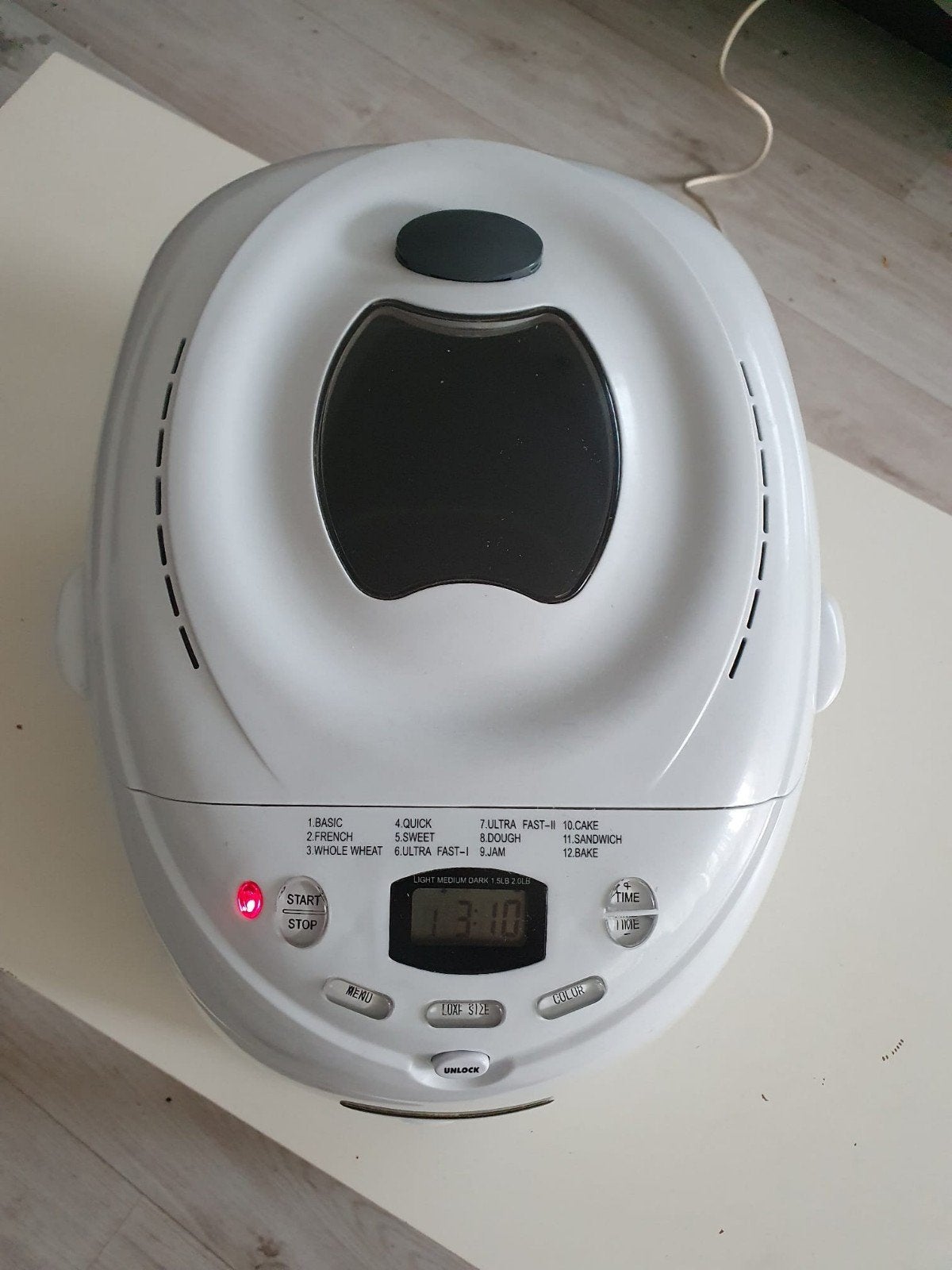 HEBR 660 Broodbakmachine Broodbak Machine, Ophalen, Zo goed als nieuw, Warmhoudfunctie