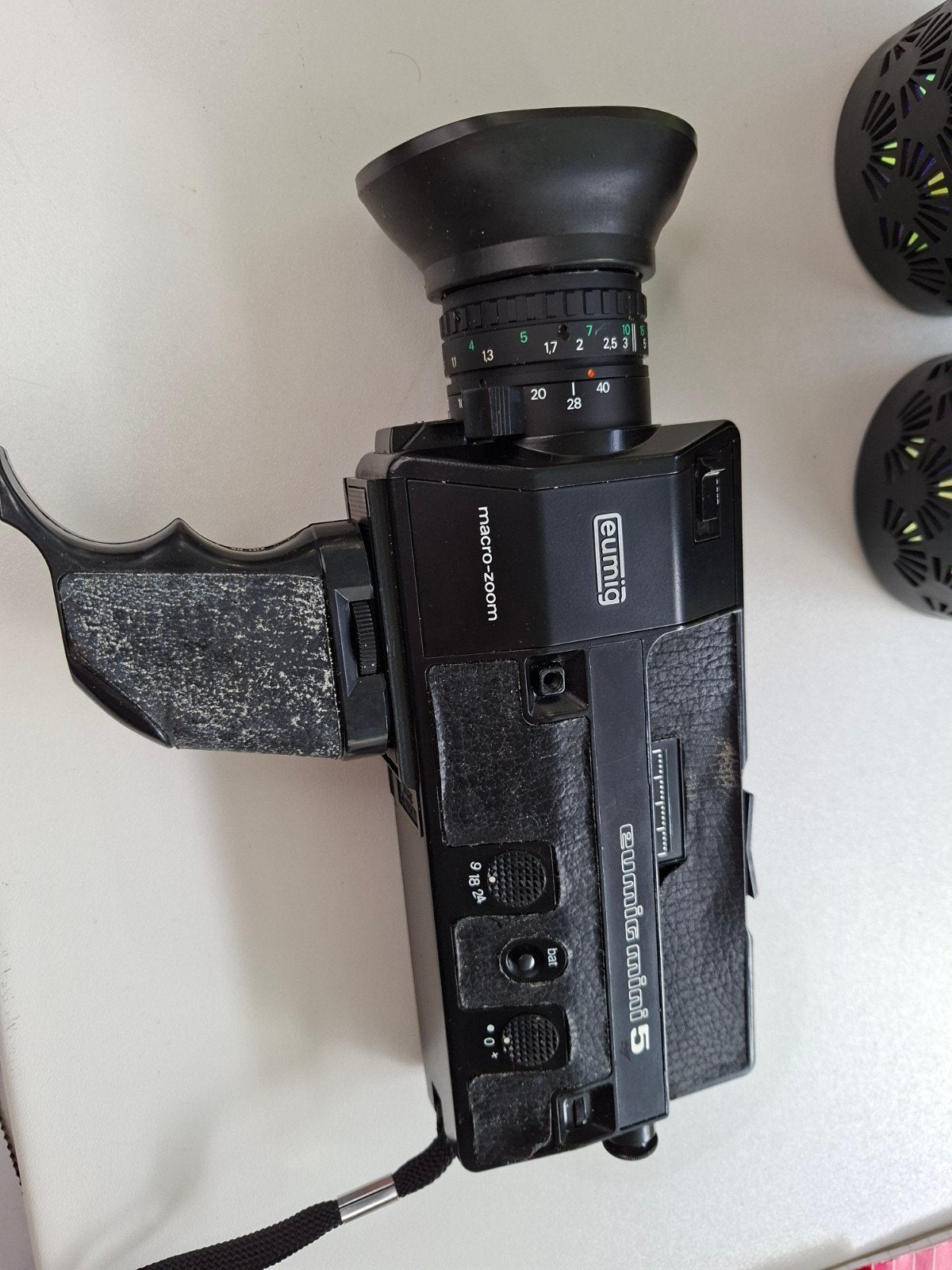 Vintage Eumig Mini 5 Super 8 Camera met tas en handleiding, Ophalen, 8mm, Camera