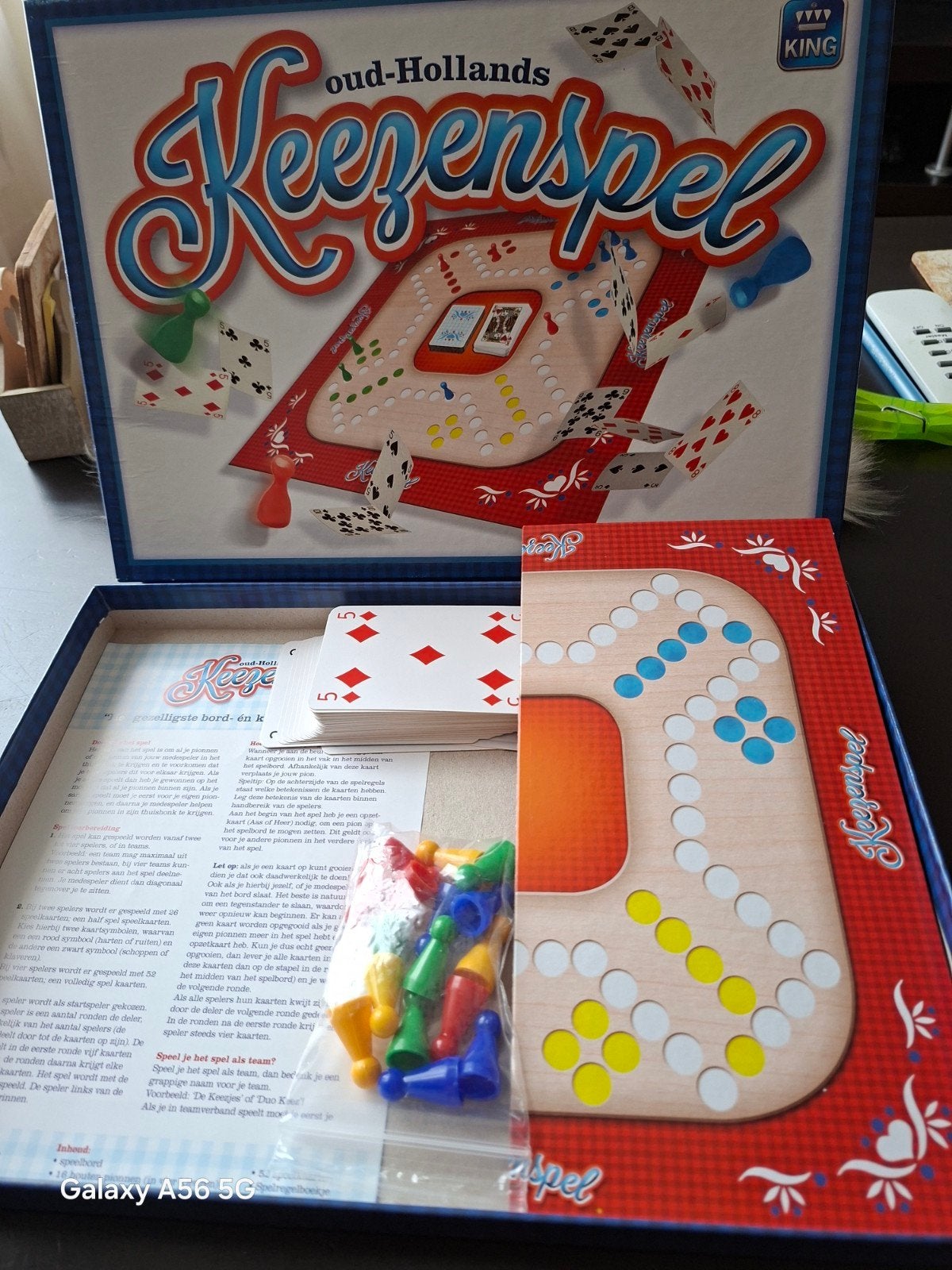 keezenspel Oudhollands, Hobby en Vrije tijd, Een of twee spelers, Ophalen of Verzenden, Zo goed als nieuw, King
