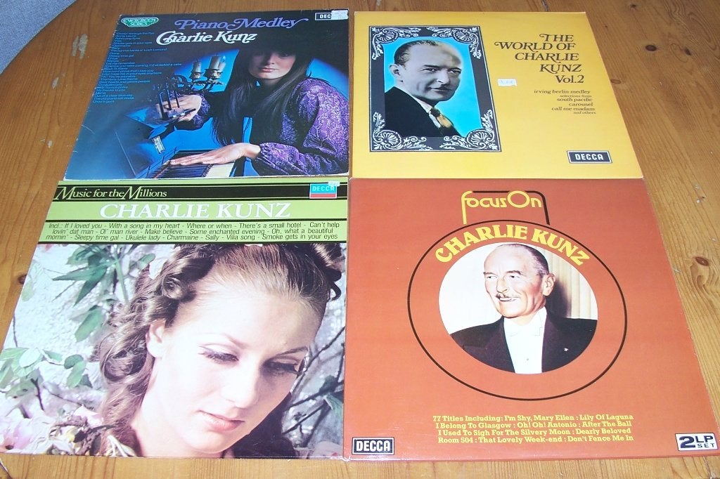 Charlie Kunz   8 lp's, LP, Gebruikt, Pop, Ophalen of Verzenden