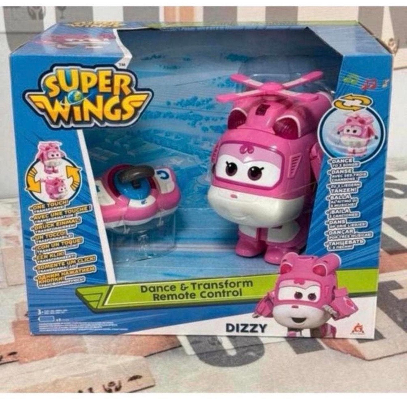 Super Wings DIZZY - Dance & Transform Helikopter bestuurbaar, T, Nieuw, T, Ophalen of Verzenden
