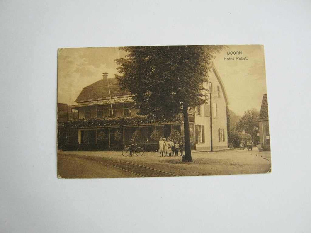 Ansichtkaarten Nederland, TC 10-45 Doorn, Hotel Pabst gel., Ophalen of Verzenden, 1920 tot 1940, Gelopen, Utrecht