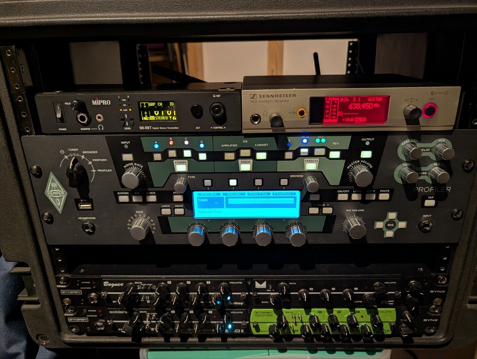 Kemper Profiler Rack met Remote - Zo goed als nieuw, Ophalen, Gebruikt, Elektrisch