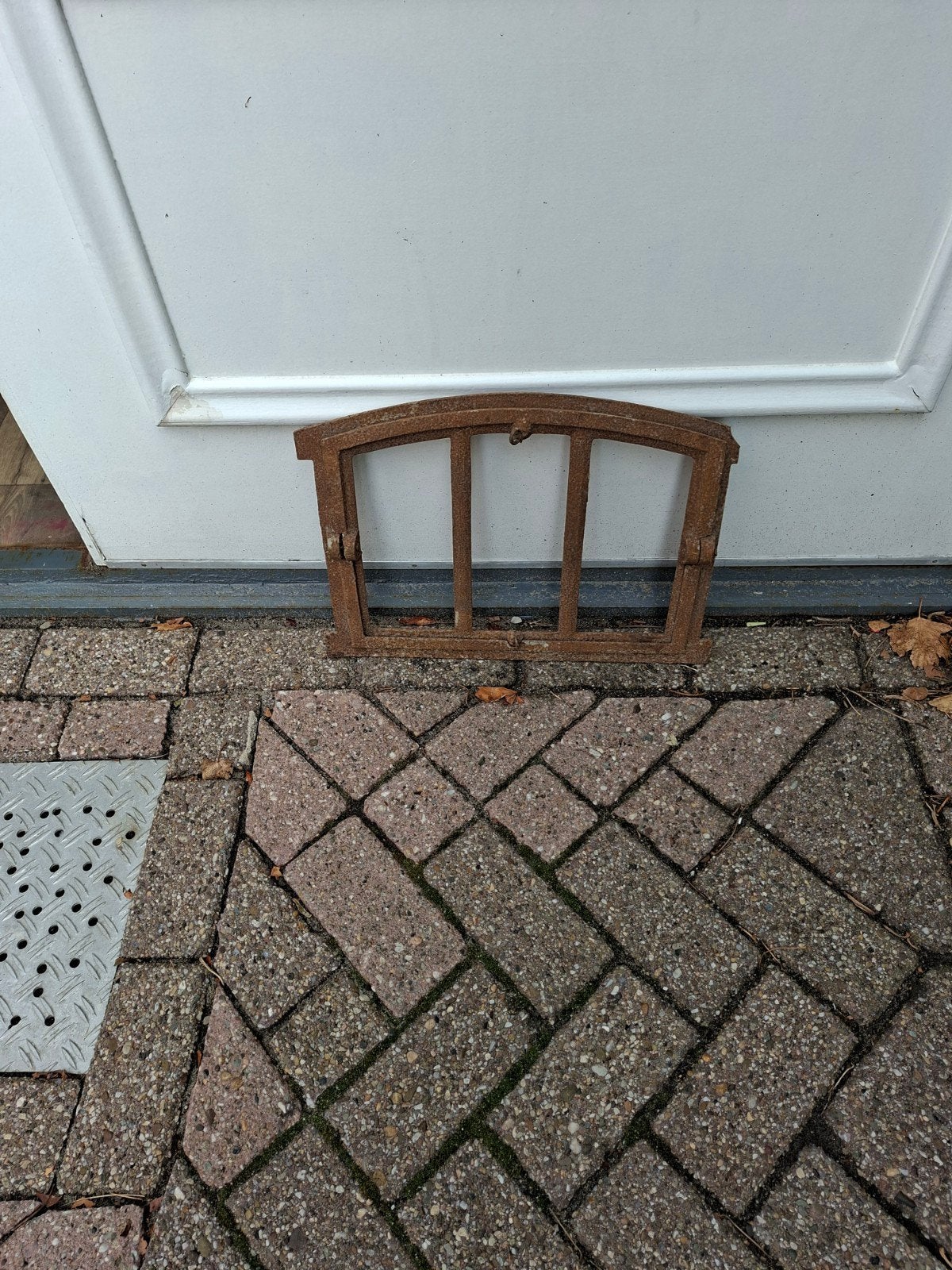 Antiek gietijzeren stalraam, Ophalen of Verzenden