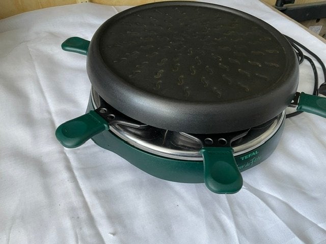 Nr.401: Raclette Gourmet Grill van Tefal, Ophalen of Verzenden, Zo goed als nieuw, 4 t/m 7 personen